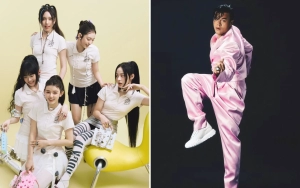 Krystal dkk Beda Reaksi saat Lihat Penampilan NewJeans vs JYP di Blue Dragon Film Awards 2023