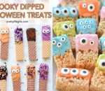 Wafer Celup Bak Hantu yang Lucu dan Gampang Banget