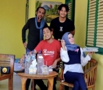 Syuting Bareng, Angel Lelga dan Fiki Alman Pose Bersama