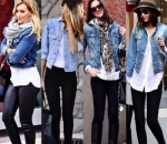 Jaket Jeans dan Kemeja Putih Tak Pernah Ketinggalan Zaman
