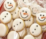 Cookies Berbentuk Snowman yang Imut