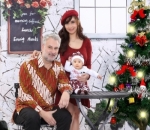 Baby Margaretha Ajak Suami Bule Rayakan Natal di Indonesia