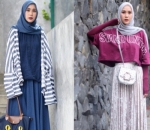 Paduan Rok dengan Kaus Oversize a La Zaskia Mecca