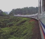 Jalur Kereta Api Mutiara Selatan Surabaya-Bandung dengan Pemandangan Luar Biasa