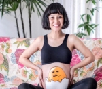 Simpel dan Lucu dengan Lukisan Perut Ala Andien
