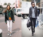 Padukan Hoodie dengan Leather Jacket