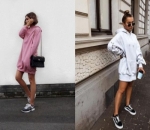 Padukan Oversized Hoodie dan Sneaker