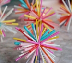 Starburst dari Sedotan Plastik