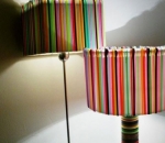 Hias Lampu Lantai dengan Sedotan