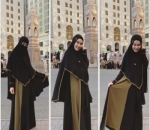 Begini Penampilan Lengkap Ayu Ting Ting Dalam Balutan Gamis dan Cadar