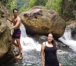 Seru-Seruan Main Air di Curug Leuwi Lieuk, Bogor