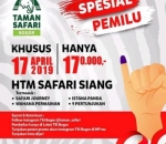 Taman Safari Bogor Tawarkan promo Menarik di 17 April