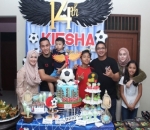 Bawa Pasangan Masing-Masing, Pasha dan Okie Agustina Akur di Ultah Anak