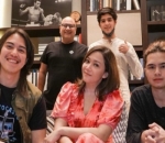 Maia Estianty Rayakan Lebaran Bersama Al, El, dan Dul