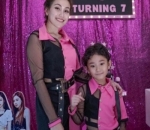 Acara ulang tahun Bilqis ke-7 tahun bertema BLACKPINK