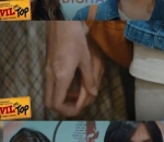 cinta dan angga diam-diam gandengan tangan di lift