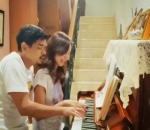 bepe dan dewi Sering main piano bareng