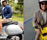 Potret bareng vespa