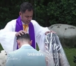 jedar dan Vincent mengikuti serangkaian ritual pernikahan 