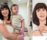 Gala dan Bebizie super imut dalam bentuk kartun
