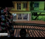Bahagianya Gala saat di Balkon