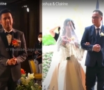 Pengantin memasuki ruangan 