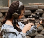 kece saat belajar menembak
