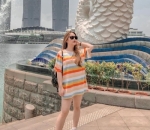 Ngeksis Bersama Patung Merlion