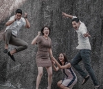 bersama para pemain 'Ikatan Cinta' lainnya