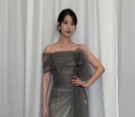 Kenakan sabrina dress di Cannes Film Festival