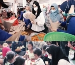 Terjun Lansung Bermain dengan Anak-anak Terdampak APG