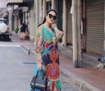 Dress Motif Saat ke Bangkok
