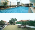 Kolam Renang dan Atap Rumah