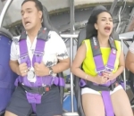 Komuk Heboh Naik Wahana Ekstrem