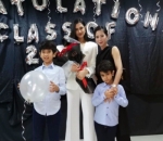 Hadiri Wisuda Anak Sambung