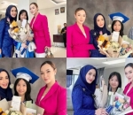 Hadiri Wisuda Aqila Bersama