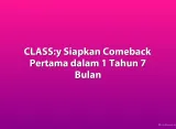 CLASS:y Siapkan Comeback Pertama dalam 1 Tahun 7 Bulan