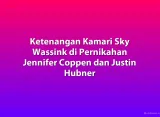 Ketenangan Kamari Sky Wassink di Pernikahan Jennifer Coppen dan Justin Hubner