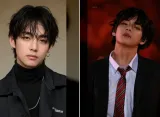 BTS V Tunjukkan Fan Service Manis di Paris Usai Hadiri Show Celine