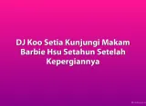 DJ Koo Setia Kunjungi Makam Barbie Hsu Setahun Setelah Kepergiannya
