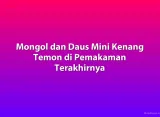 Mongol dan Daus Mini Kenang Temon di Pemakaman Terakhirnya