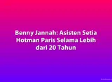 Benny Jannah: Asisten Setia Hotman Paris Selama Lebih dari 20 Tahun