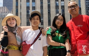 Liburan Keluarga di New York, Ekspresi Putra Uya Kuya Jadi Sorotan