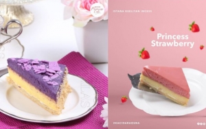 Bogor Princess Cake yang Berbentuk Segitiga 