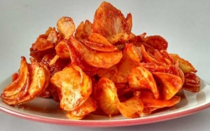 Keripik Singkong Balado dengan Bumbu Pedas Manis Menggugah Selera