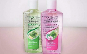 Bersihkan Waja Dengan Ovale Cleansing Gel Aloe Vera with Lemon Extract 