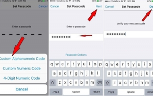 iPhone Memiliki Kode Akses Berupa Alfanumerik