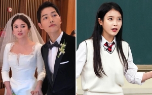 Song Joong Ki dan Song Hye Kyo Bikin IU Gugup di Konsernya Sendiri