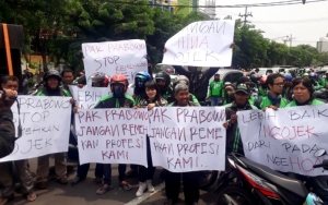 Ratusan Ojek Online Tuntut Prabowo Minta Maaf, Sandiaga Sebut Penyataan itu Motivasi