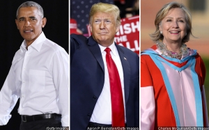 Sapa Obama, Trump-Hillary Clinton Terkesan Cuek di Pemakaman George H.W. Bush